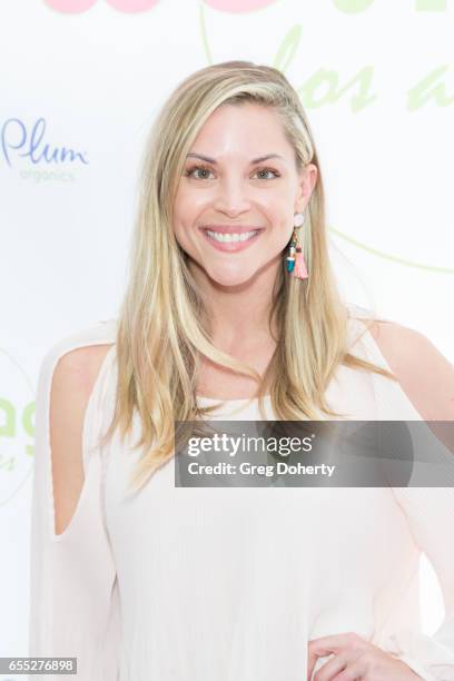 Lifestyle Blogger Abigail Ochse attends the Grand Opening Party For WeVillage at WeVillage on March 18, 2017 in Los Angeles, California.