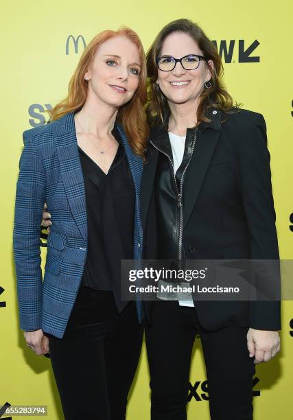 Publicist Lisa Feldsher and Producer Dana Goldberg attend the "Life" premiere during 2017 SXSW Conference and Festivals at the ZACH Theatre on March...