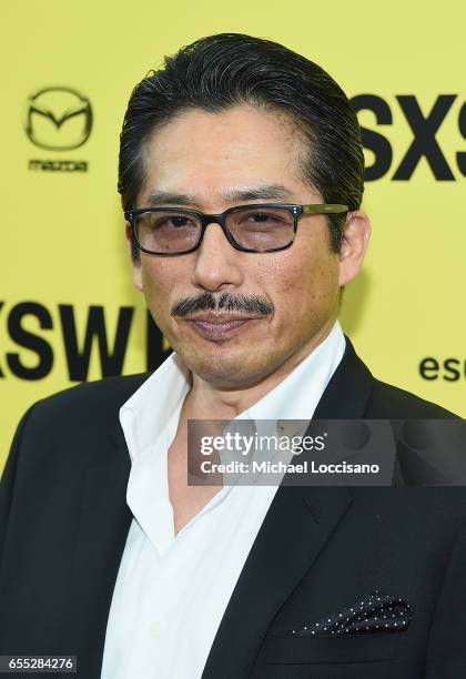 Actor Hiroyuki Sanada attends the "Life" premiere during 2017 SXSW Conference and Festivals at the ZACH Theatre on March 18, 2017 in Austin, Texas.