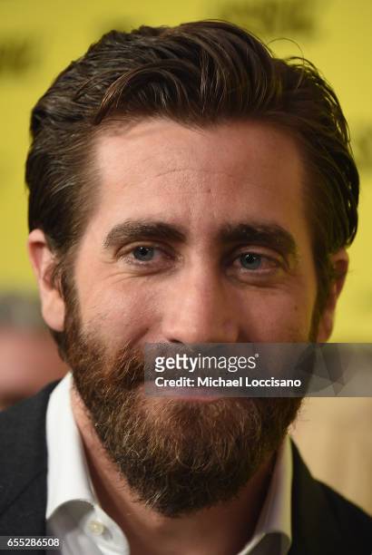Actor Jake Gyllenhaal attends the "Life" premiere during 2017 SXSW Conference and Festivals at the ZACH Theatre on March 18, 2017 in Austin, Texas.