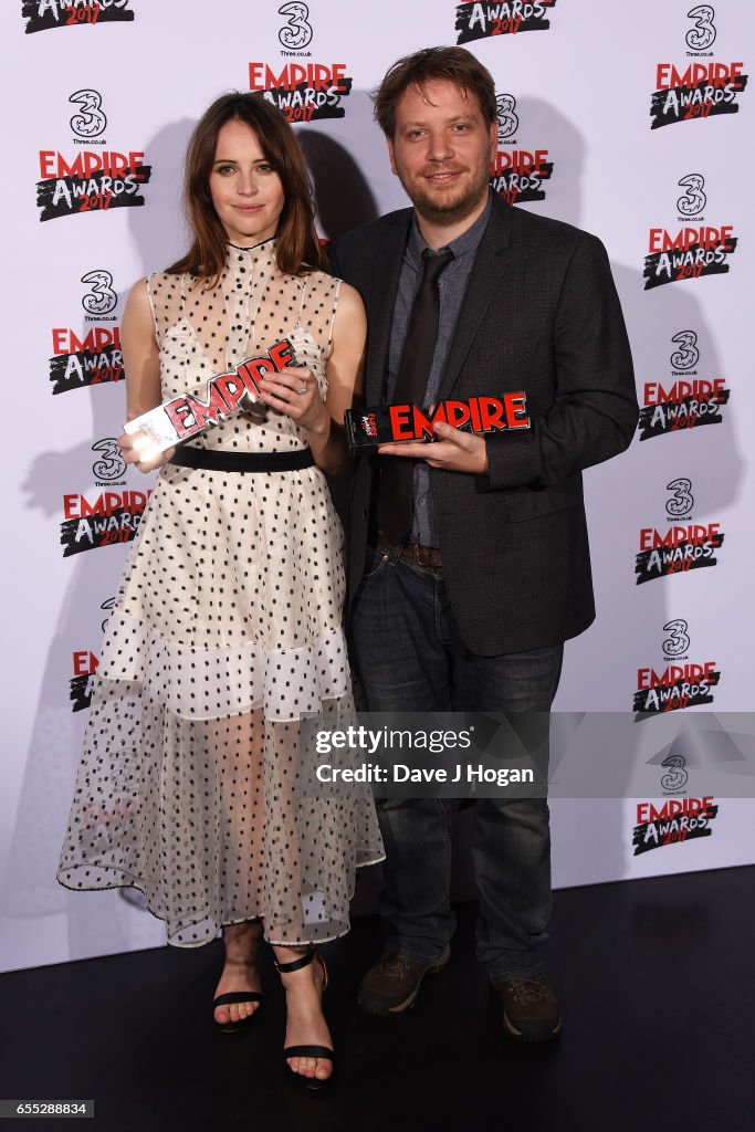 Three Empire Awards - Winners Room
