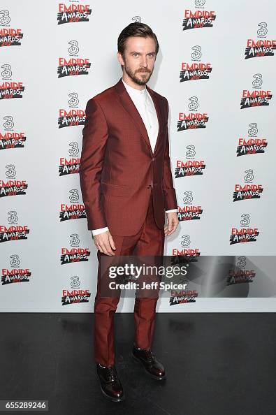 Actor Dan Stevens poses in the winners room at the THREE Empire... News ...