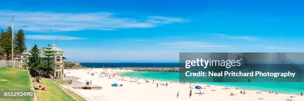 cottesloe beach - perth australia stock pictures, royalty-free photos & images