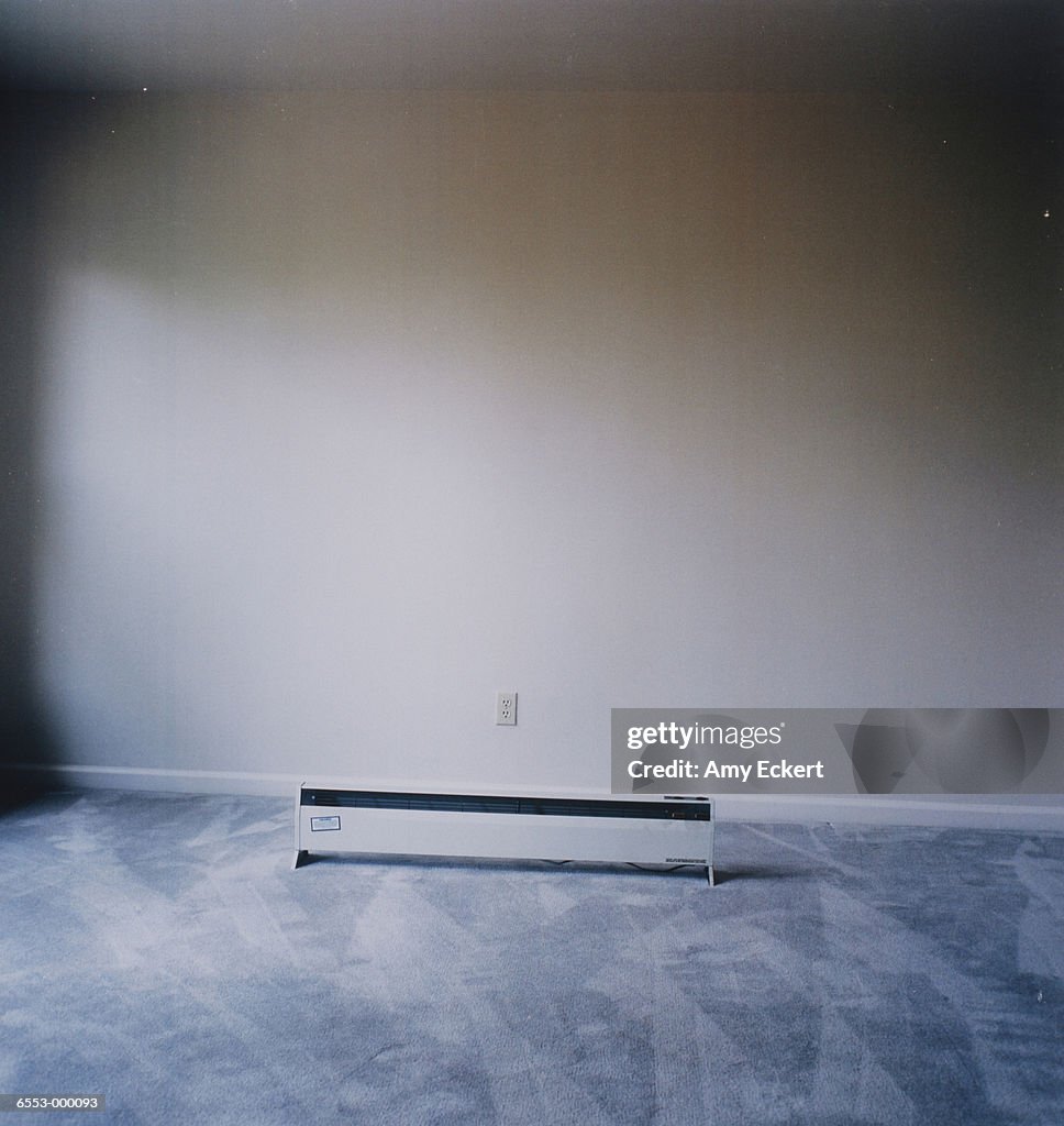 Electric Heater on Grey Carpet