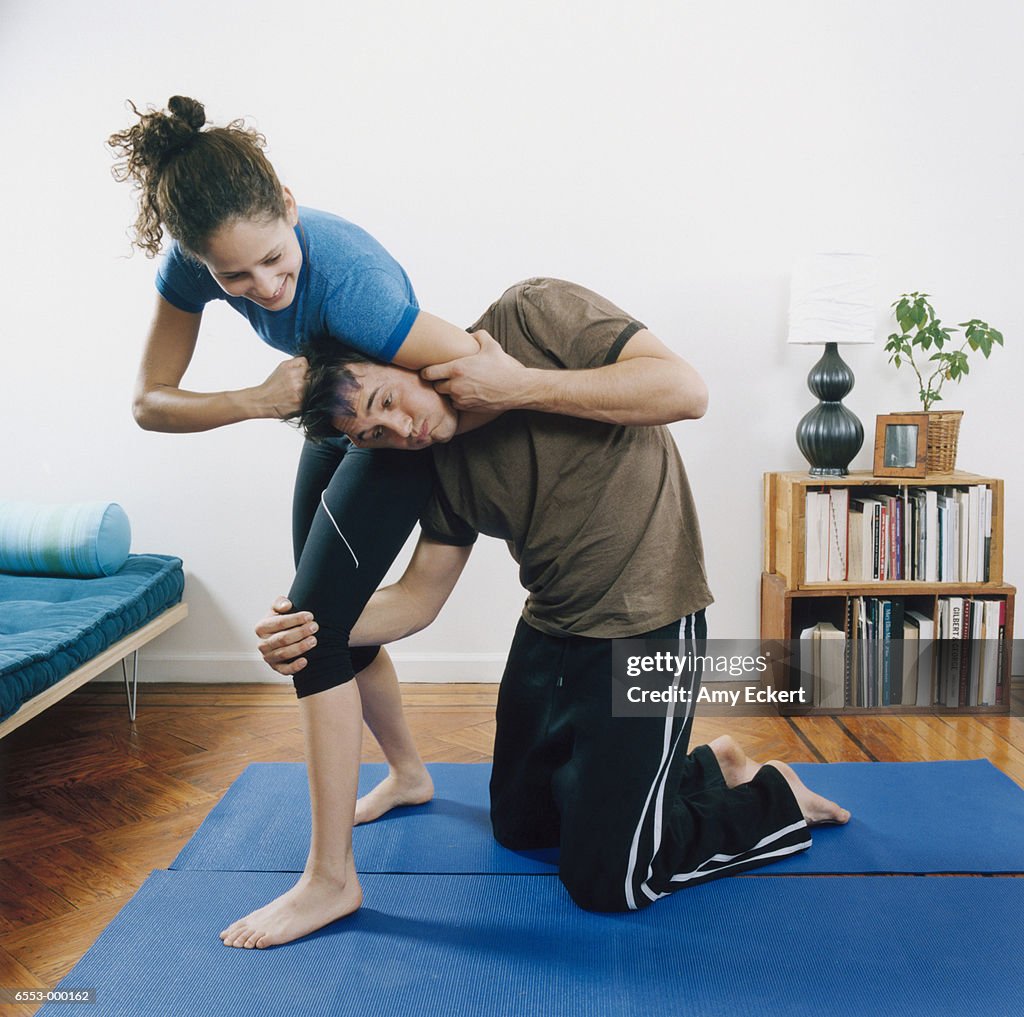 Couple Wrestling