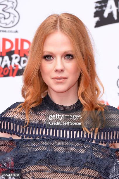 Actress Zoe Boyle attends the THREE Empire awards at The Roundhouse on March 19, 2017 in London, England.