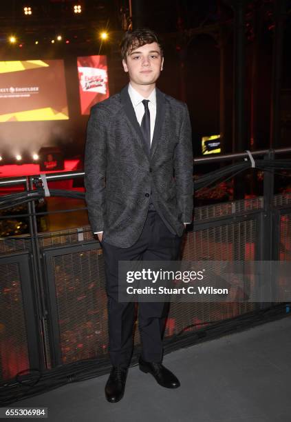 Actor Dean-Charles Chapman attends the THREE Empire awards at The Roundhouse on March 19, 2017 in London, England.