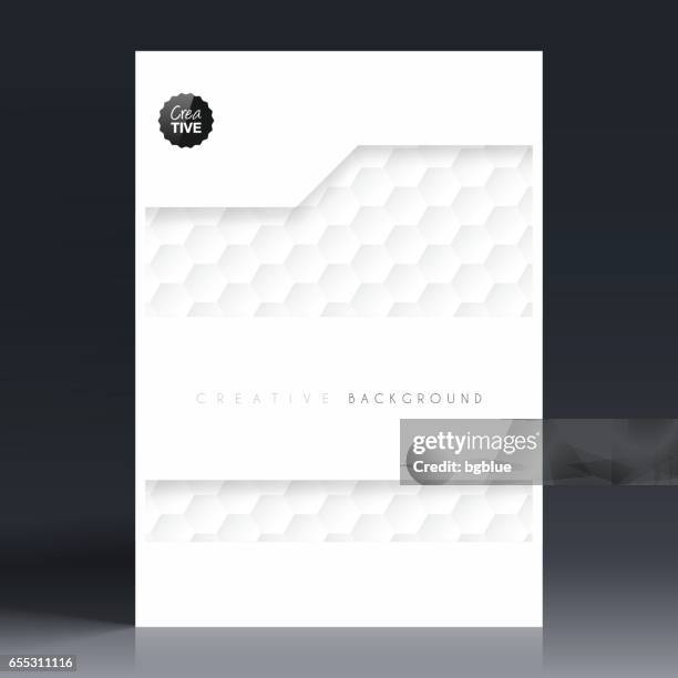 broschüre vorlage layout, cover-design, jährlichen geschäftsbericht, flyer, magazine - broschüre weiß stock-grafiken, -clipart, -cartoons und -symbole