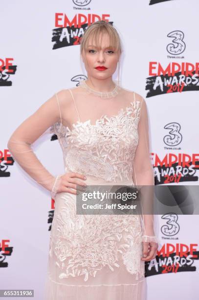 Ciara Charteris attends the THREE Empire awards at The Roundhouse on March 19, 2017 in London, England.
