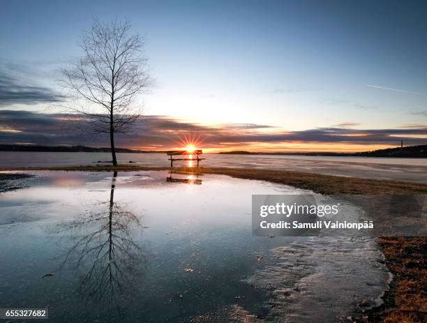 springtime in tampere, finland - finland spring stock pictures, royalty-free photos & images