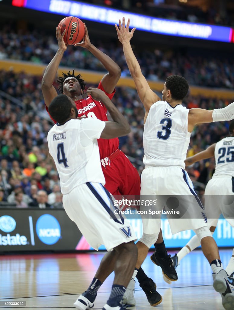 NCAA BASKETBALL: MAR 18 Div I Men's Championship - Second Round - Wisconsin v Villanova