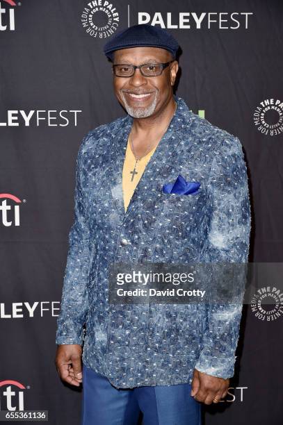 James Pickens Jr. Attends PaleyFest Los Angeles 2017 - "Grey's Anatomy" at Dolby Theatre on March 19, 2017 in Hollywood, California.