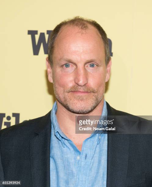 Actor Woody Harrelson attends the 'Wilson' New York screening at the Whitby Hotel on March 19, 2017 in New York City.