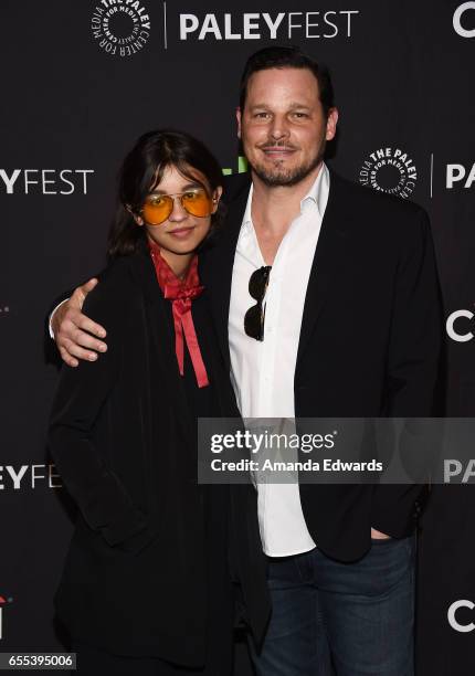 Actor Justin Chambers and his daughter Eva Chambers attend The Paley Center For Media's 34th Annual PaleyFest Los Angeles - "Grey's Anatomy"...