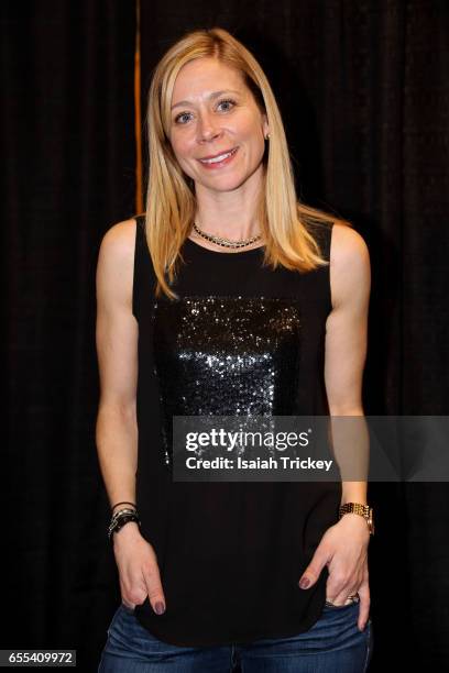Actress Kirsten Bourne from the television series 'Degrassi Junior High' attends Toronto ComiCon 2017 at Metro Toronto Convention Centre on March 19,...