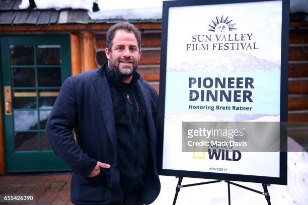 Film director Brett Ratner attends the 'Pioneer Award Dinner' during the 2017 Sun Valley Film Festival on March 17, 2017 in Sun Valley, Idaho.