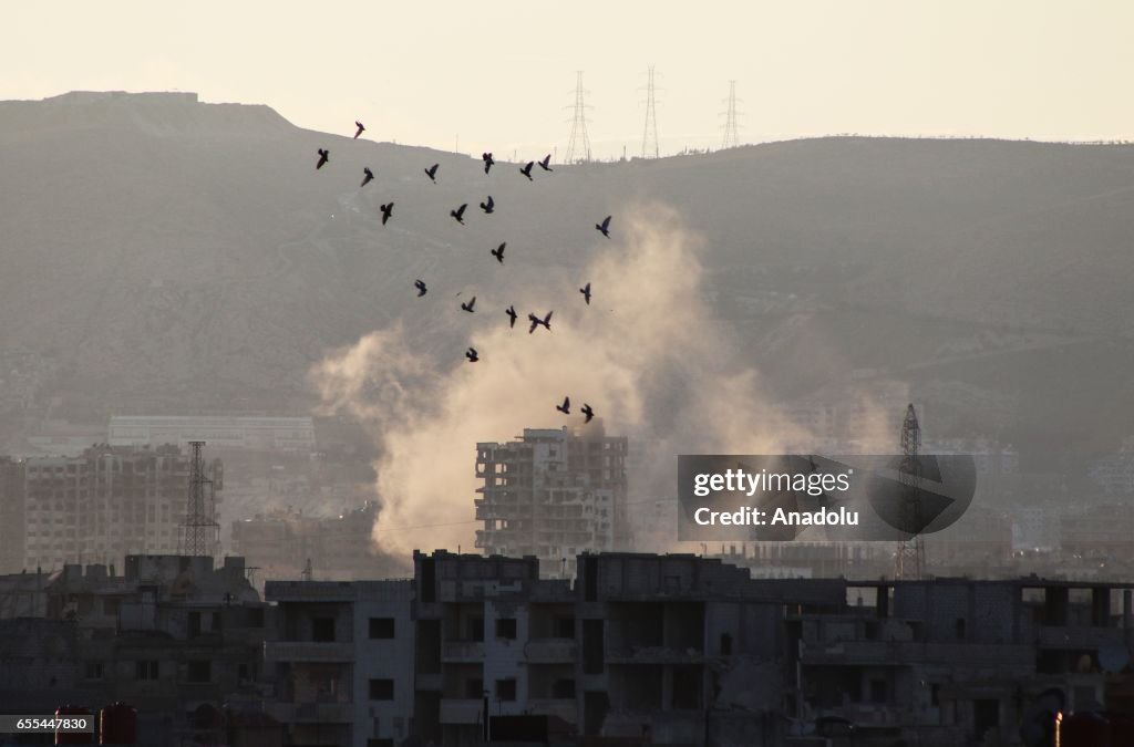 Opposition forces break through the Qaboun siege