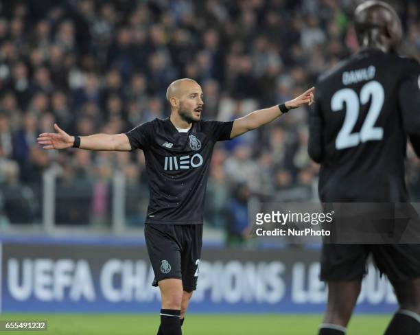 Andrè Andrè of Porto during the Uefa Champions League 2016-2017 match between FC Juventus and FC Porto at Juventus Stadium on March 14, 2017 in...