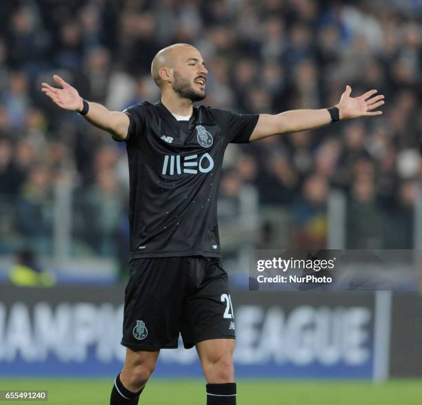 Andrè Andrè of Porto during the Uefa Champions League 2016-2017 match between FC Juventus and FC Porto at Juventus Stadium on March 14, 2017 in...