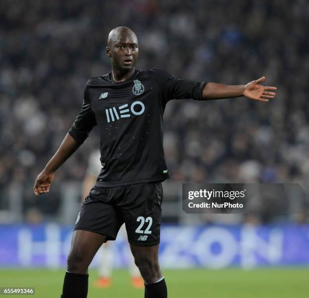 Danilo of Porto during the Uefa Champions League 2016-2017 match between FC Juventus and FC Porto at Juventus Stadium on March 14, 2017 in Turin,...