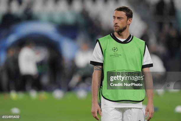 Claudio Marchisio of Juventus during the Uefa Champions League 2016-2017 match between FC Juventus and FC Porto at Juventus Stadium on March 14, 2017...