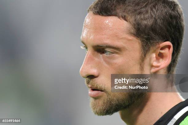 Claudio Marchisio of Juventus during the Uefa Champions League 2016-2017 match between FC Juventus and FC Porto at Juventus Stadium on March 14, 2017...