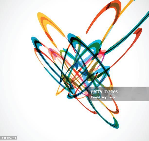 abstract color circle pattern - tablecloth background stock illustrations