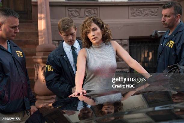 Ghost Hunt" Episode 203 -- Pictured: Warren Kole as Robert Stahl, Jennifer Lopez as Harlee Santos --
