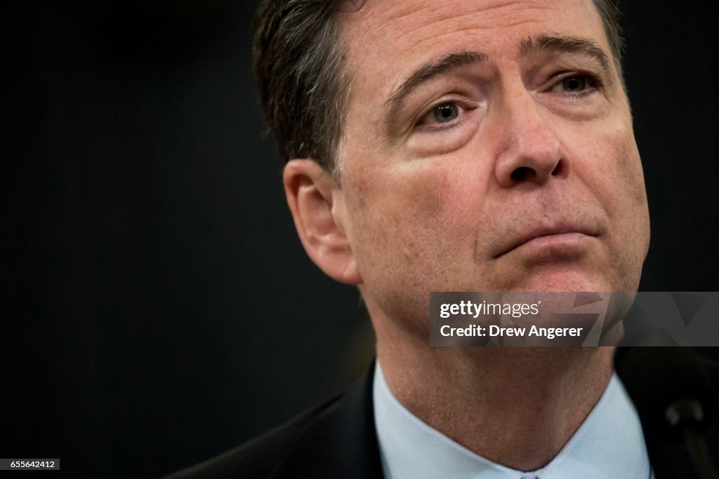 FBI Director Comey Testifies At Hearing On Alleged Russian Election Meddling