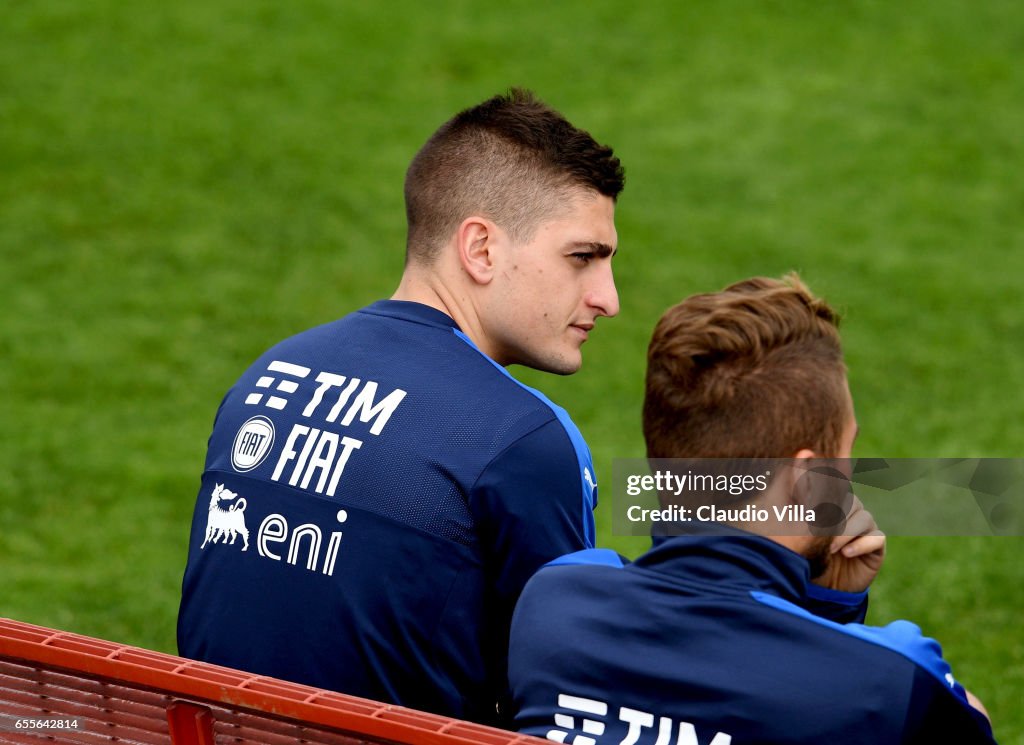 Italy Training Session And Press Conference