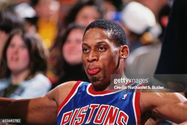 Detroit Rodman 351 Dennis Rodman Detroit Pistons Photos & High Res Pictures - Getty Images