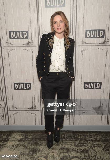 Actress Rebecca Ferguson attends Build Series at Build Studio on March 20, 2017 in New York City.