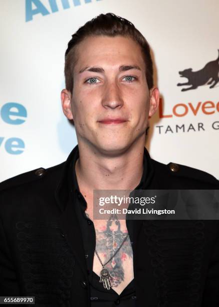 Actor Talon Reid attends the Let The Animals Live Gala at the Olympic Collection Banquet & Conference Center on March 19, 2017 in Los Angeles,...