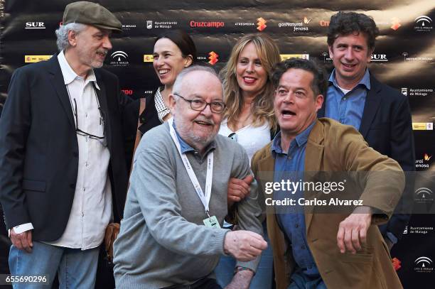 Director Fernando Trueba, Spanish actress Ariadna Gil, Jose Luis Garcia Sanchez, Miriam Diaz Aroca, Jorge Sanz and Gabino Diego attend 'Belle Epoque'...