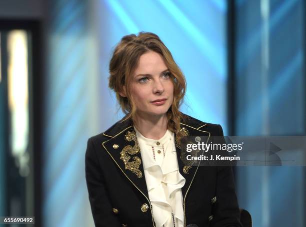 Actress Rebecca Ferguson attends Build Series at Build Studio on March 20, 2017 in New York City.