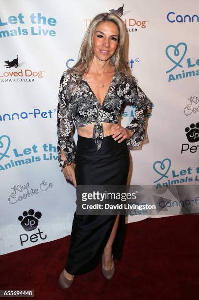 Dog trainer Tamar Geller attends the Let The Animals Live Gala at the Olympic Collection Banquet & Conference Center on March 19, 2017 in Los...