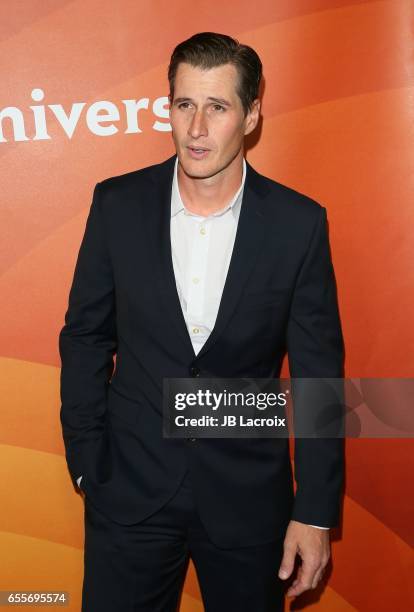 Brendan Fehr attends the 2017 NBCUniversal Summer Press Day on March 20, 2017 in Beverly Hills, California.