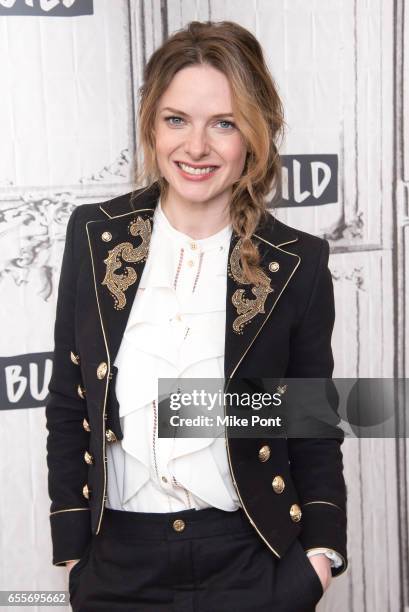 Actress Rebecca Ferguson attends Build Series to discuss "Life" at Build Studio on March 20, 2017 in New York City.