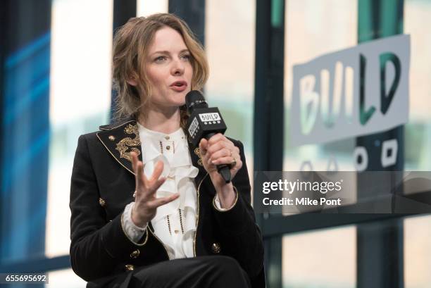 Actress Rebecca Ferguson attends Build Series to discuss "Life" at Build Studio on March 20, 2017 in New York City.