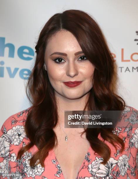 Actress Jillian Clare attends the Let The Animals Live Gala at the Olympic Collection Banquet & Conference Center on March 19, 2017 in Los Angeles,...