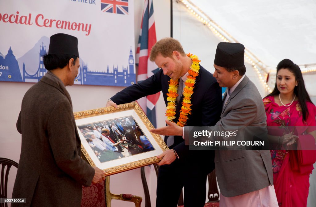 BRITAIN-NEPAL-ROYALS