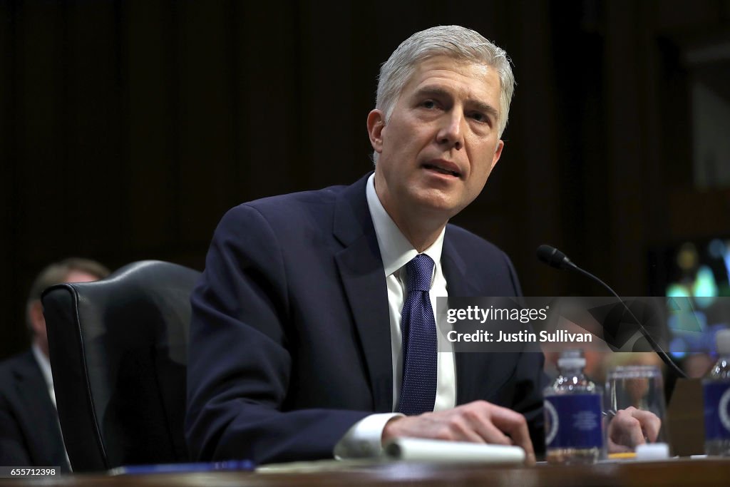 Senate Holds Confirmation Hearing For Supreme Court Nominee Neil Gorsuch