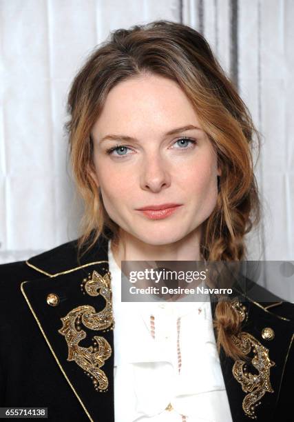 Actress Rebecca Ferguson attends Build Series to discuss 'Life' at Build Studio on March 20, 2017 in New York City.