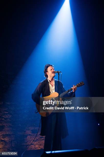 Father John Misty performs at Cafe de la Danse on March 20, 2017 in Paris, France.