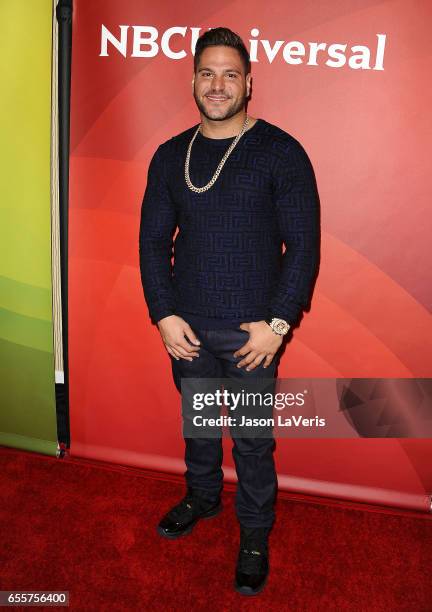 Ronnie Ortiz-Magro attends the 2017 NBCUniversal summer press day The Beverly Hilton Hotel on March 20, 2017 in Beverly Hills, California.