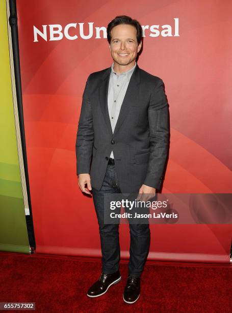 Actor Scott Wolf attends the 2017 NBCUniversal summer press day The Beverly Hilton Hotel on March 20, 2017 in Beverly Hills, California.