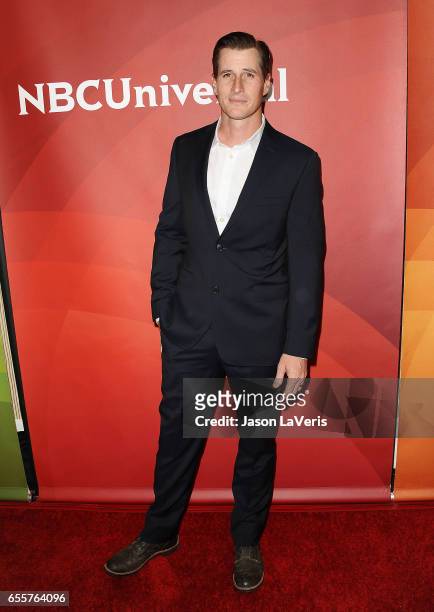 Actor Brendan Fehr attends the 2017 NBCUniversal summer press day The Beverly Hilton Hotel on March 20, 2017 in Beverly Hills, California.