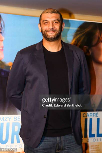 Ramzy Bedia attends the "Une Vie Ailleurs" Paris Premiere, at UGC Cine Cite des Halles on March 20, 2017 in Paris, France.