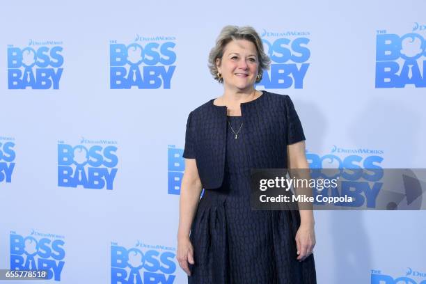 Producer Bonnie Arnold attends "The Boss Baby" New York Premiere at AMC Loews Lincoln Square 13 theater on March 20, 2017 in New York City.