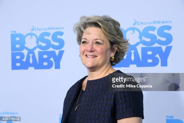 Producer Bonnie Arnold attends "The Boss Baby" New York Premiere at AMC Loews Lincoln Square 13 theater on March 20, 2017 in New York City.
